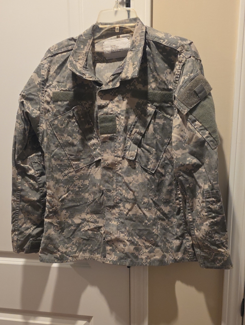Army Combat Uniform ACU Digital Camo Jacket - Green